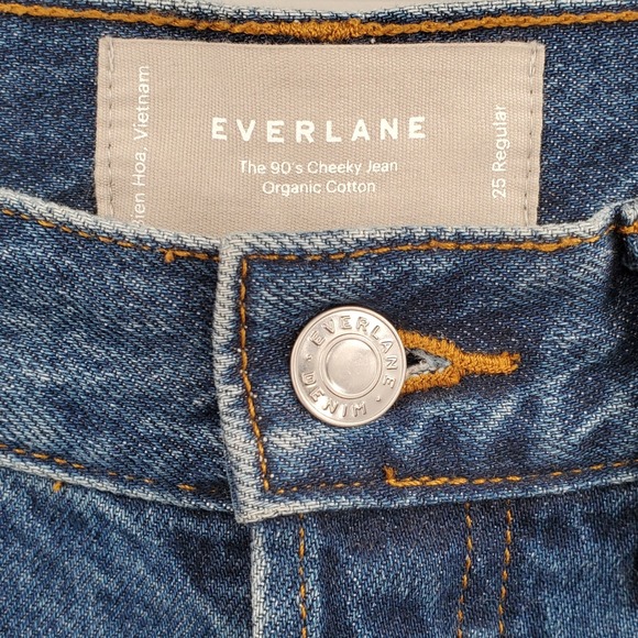 Women's Everlane The 90's Cheeky Jeans Sizs 25 Organic Cotton C3 - Picture 4 of 5